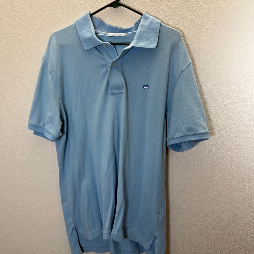 Southern Tide Light Blue Polo Shirt